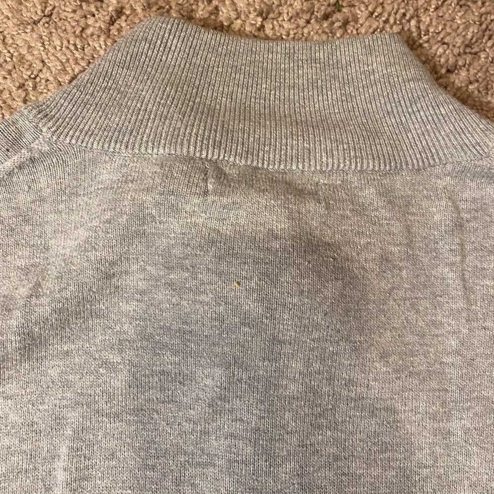 Nautica 1/4 Zip Dress Pullover Turtleneck Adult Mens Size 2XL XXL Gray Coat - Picture 8 of 9